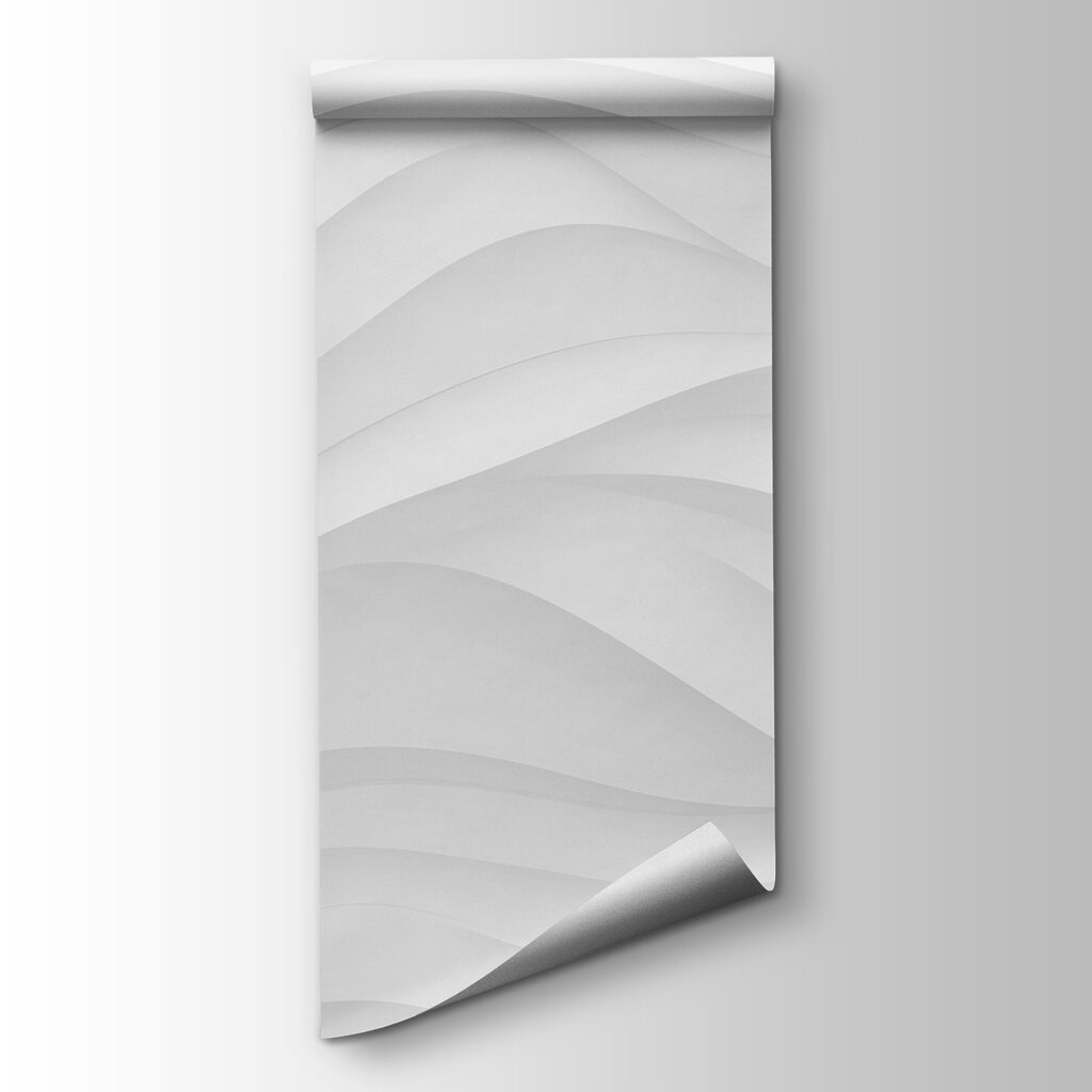 White waves unfolding — product view