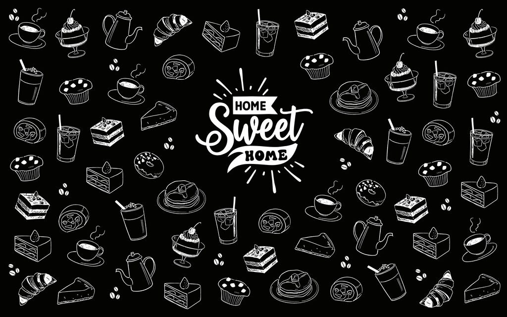 Kitchen doodles for home — full design