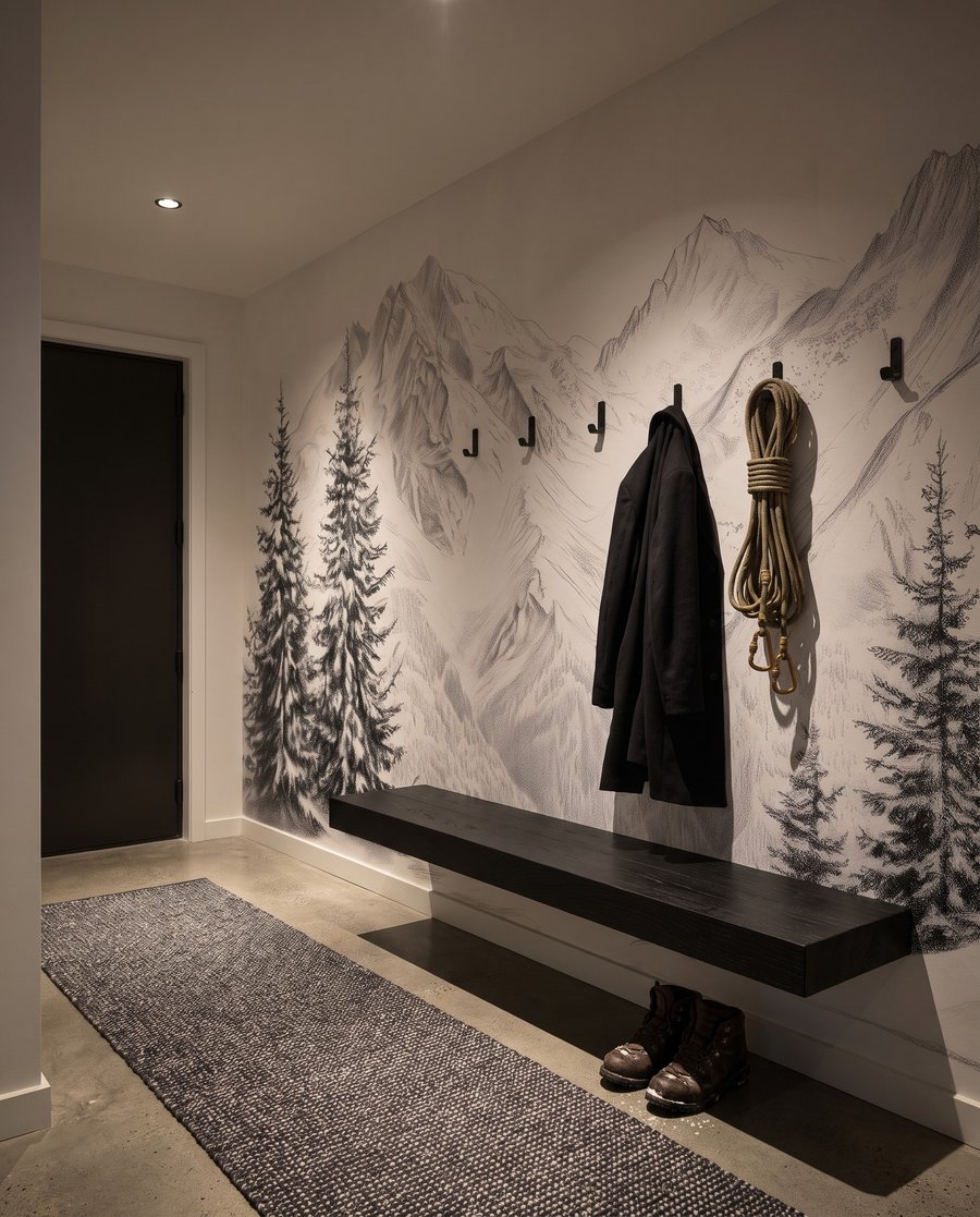 Winter Mountain Lines — interior 6