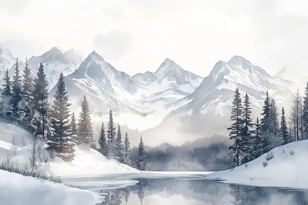 Alpine Stillness — full design