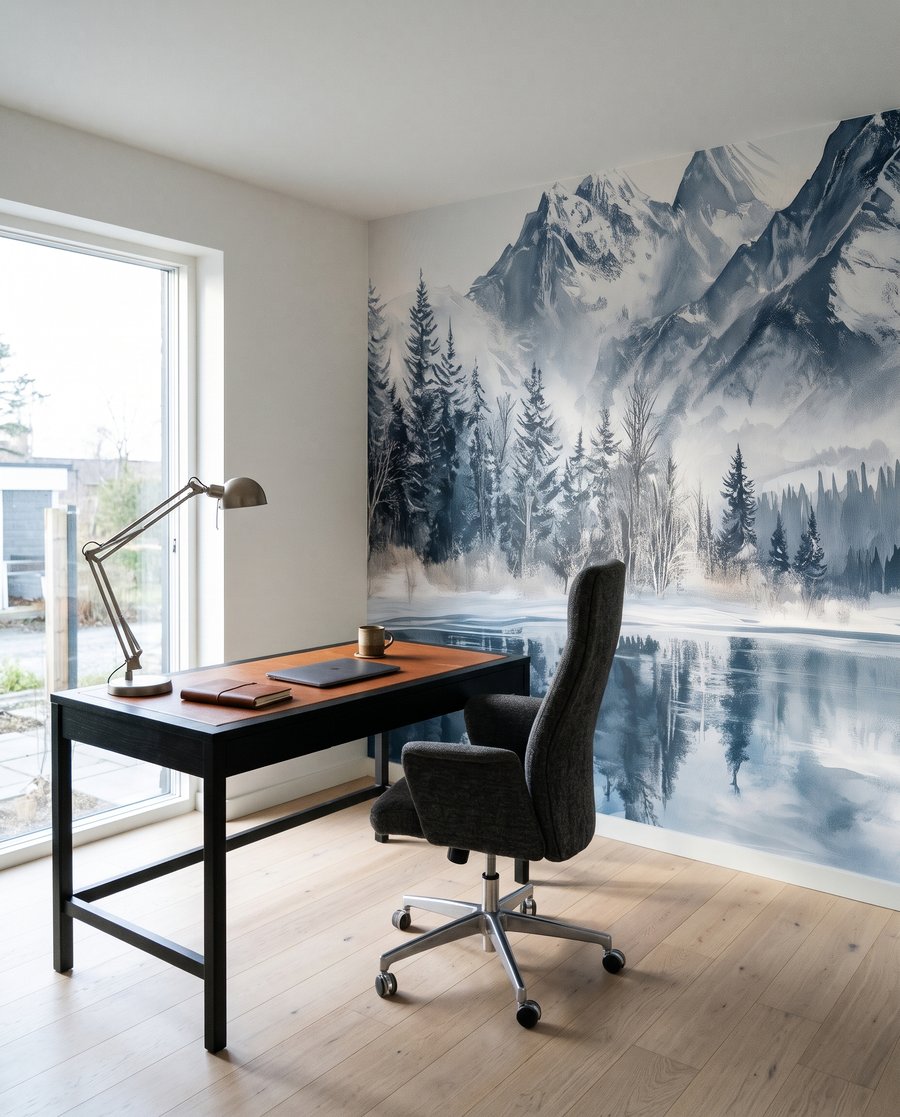Winter Lake Mirror — interior 5