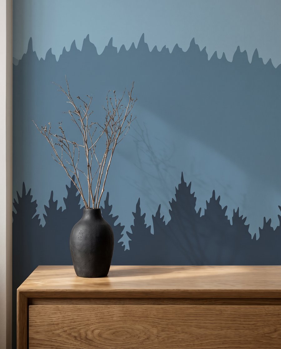 Mountain Layers — detail