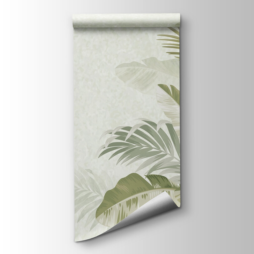 Leaves along one side — product view