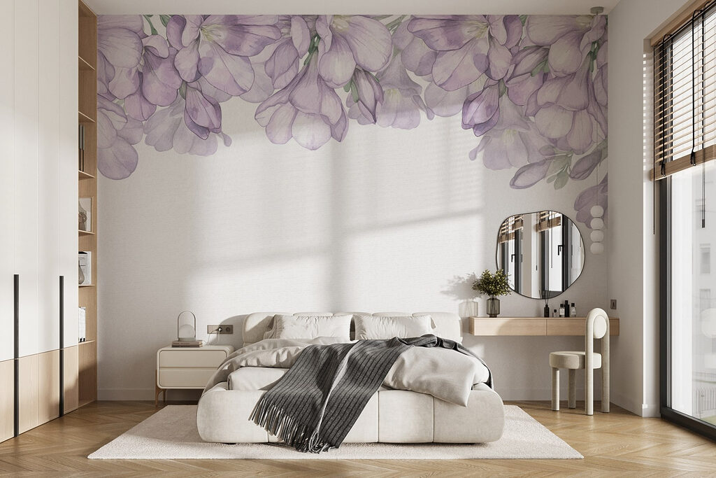 Lilac flowers from above — interior 1