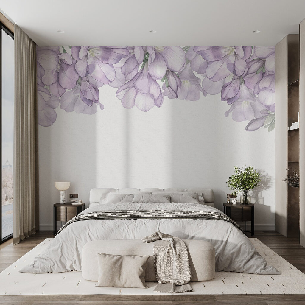 Lilac flowers from above — interior 2
