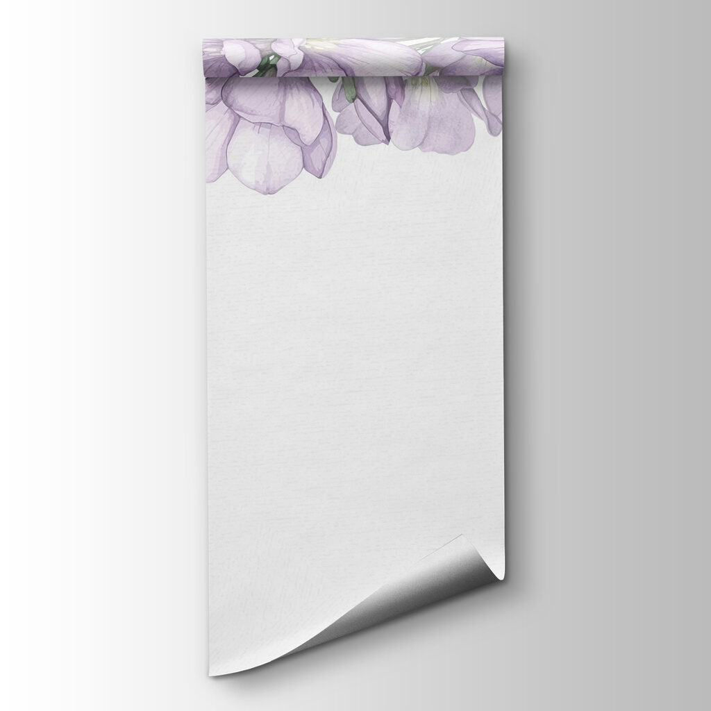 Lilac flowers from above — product view