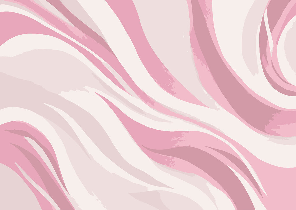 Flowing colour bands — full design