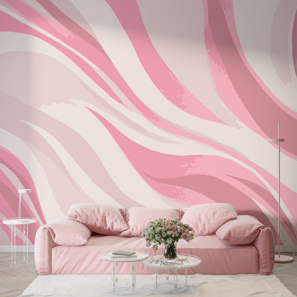 Flowing colour bands — interior 1