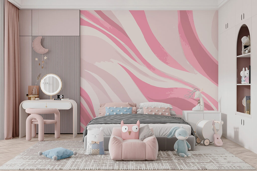 Flowing colour bands — interior 3