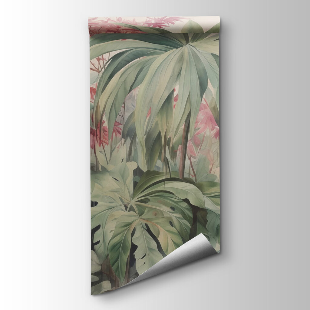 Palms and flowering branches — product view