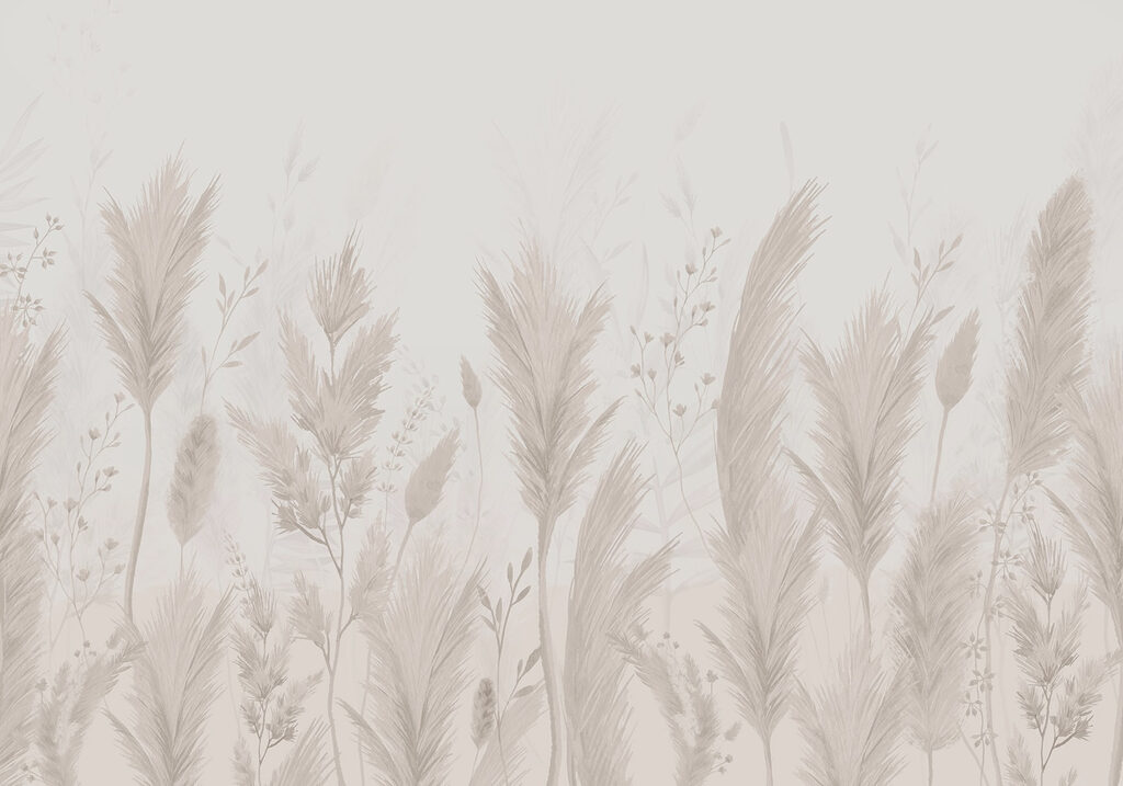 Grasses in fine lines — full design