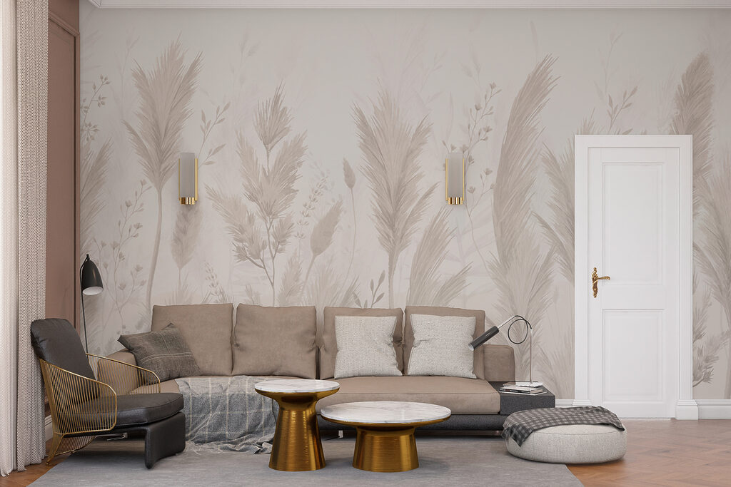Grasses in fine lines — interior 1