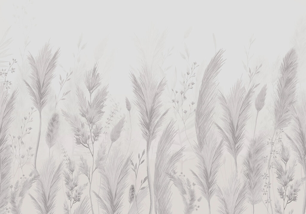 Grasses in Fine Pencil — full design