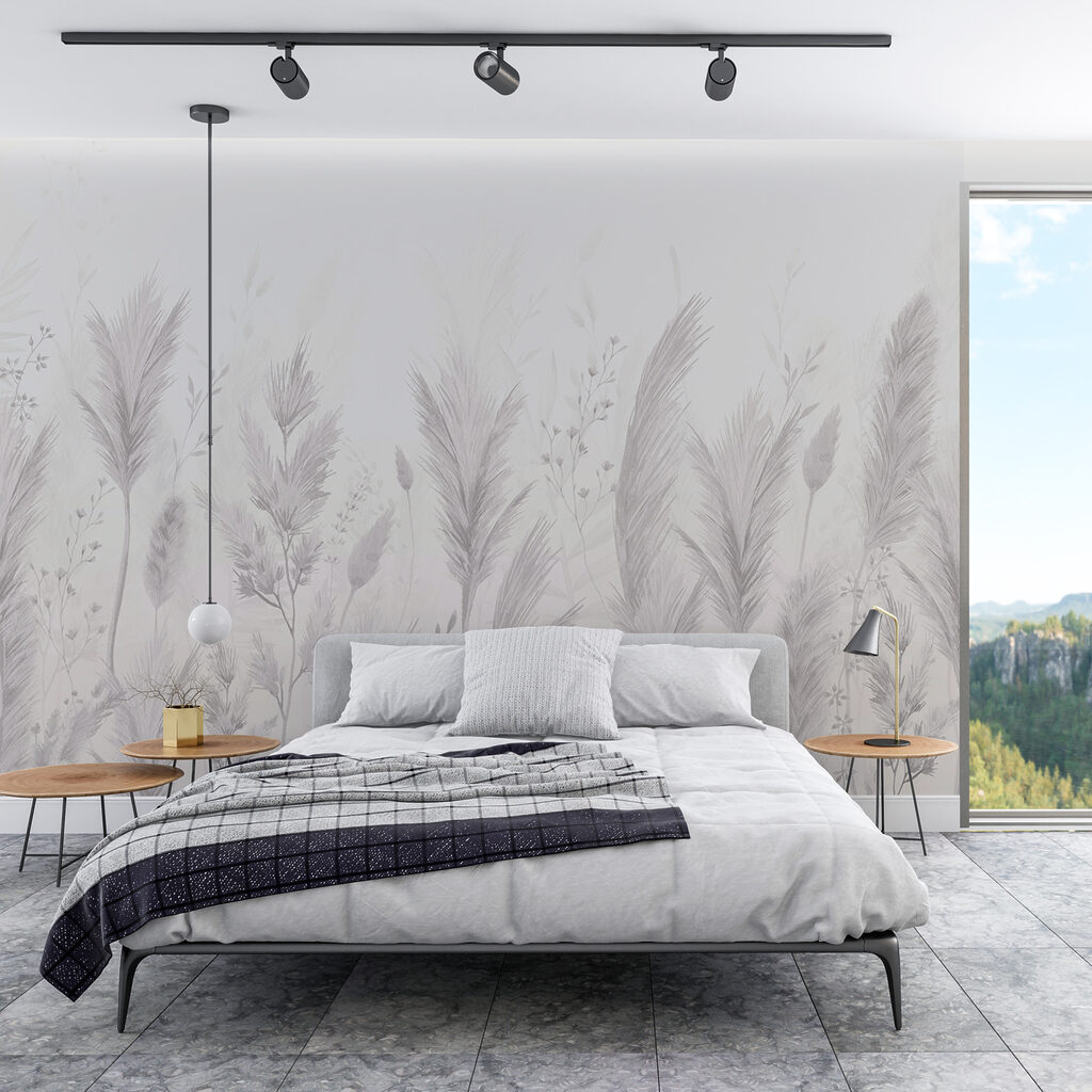 Grasses in Fine Pencil in an interior