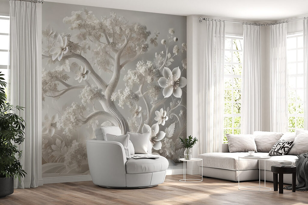 Sculpted spiral tree — interior 2