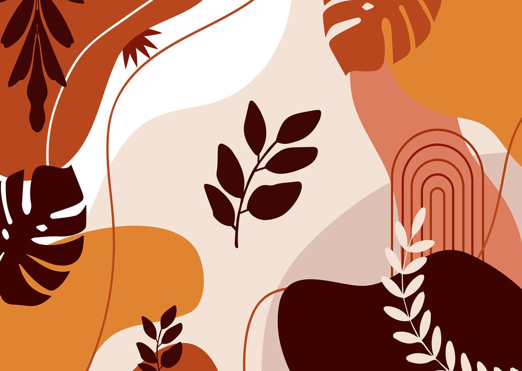 Leaf shapes and curves — full design