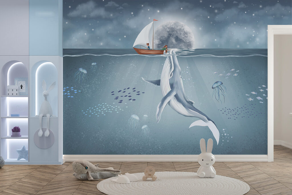 White whale under moonlight — interior 1