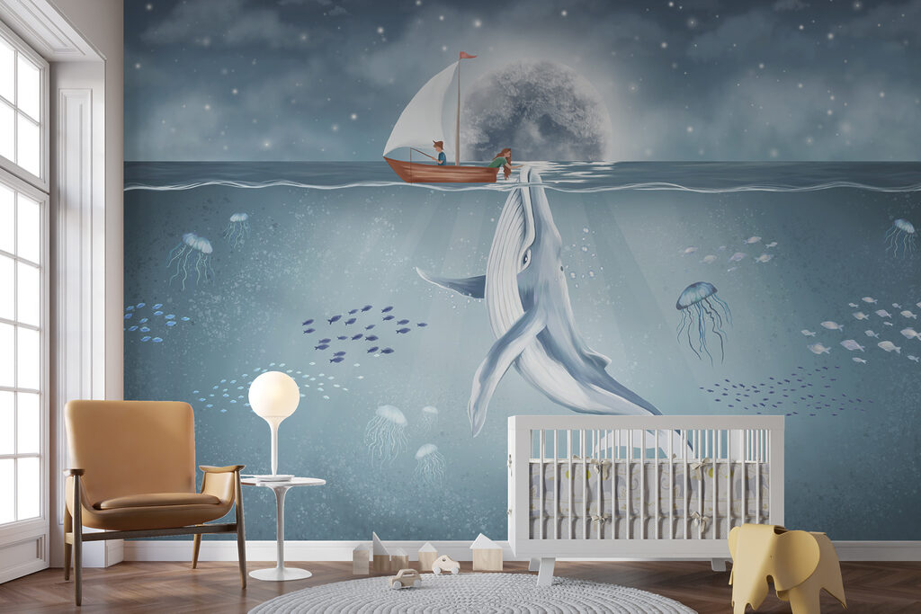 White whale under moonlight — interior 4
