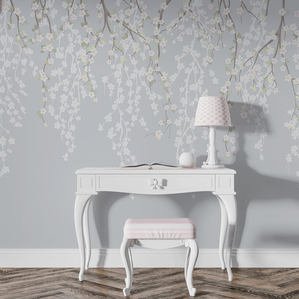 Hanging leaf garlands — interior 4
