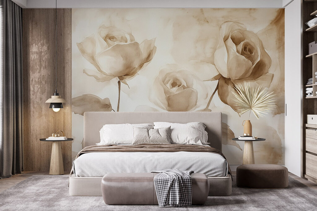 Three roses in sepia — interior 2