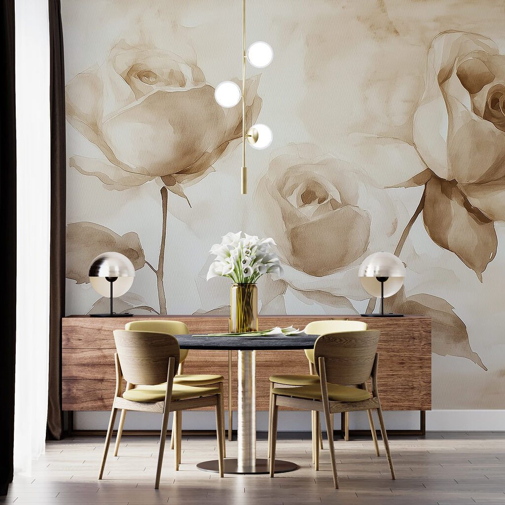 Three roses in sepia — interior 3