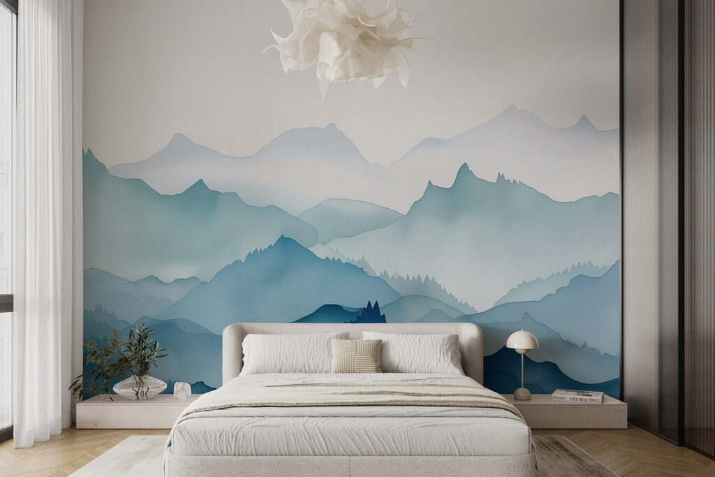 Blue mountain ridges — interior 1