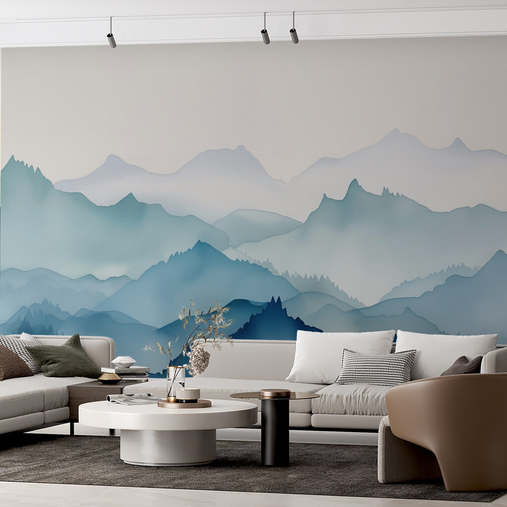 Blue mountain ridges — interior 2