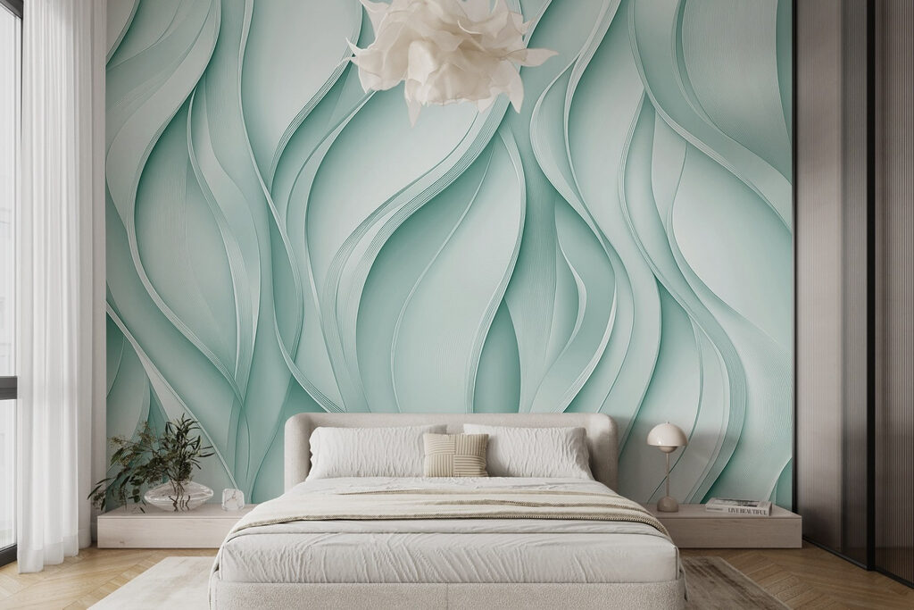 Waves Like Silk in an interior