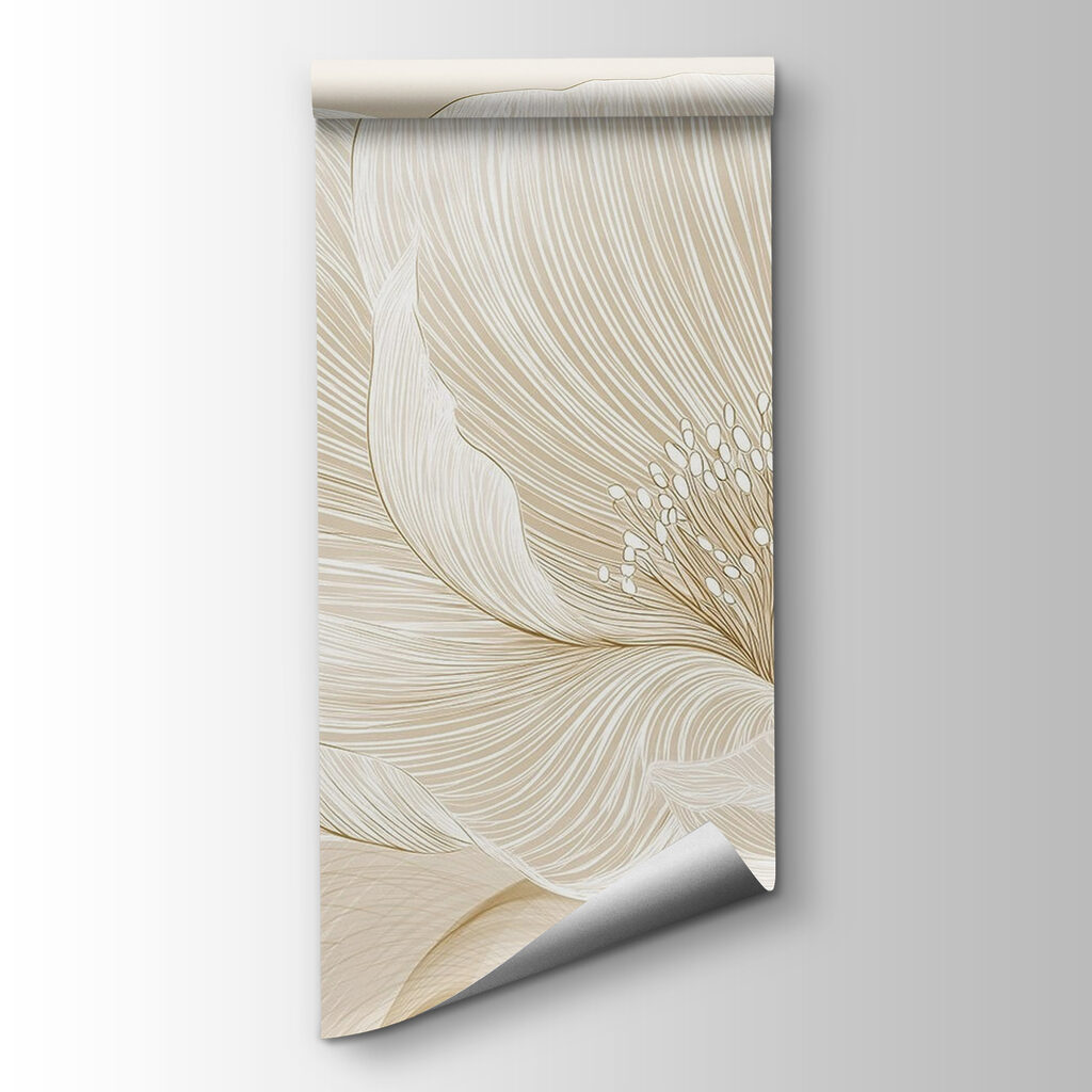 Flower with fine lines — product view