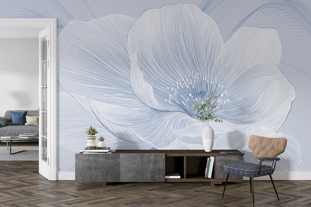 Flower in Linework — interior 3