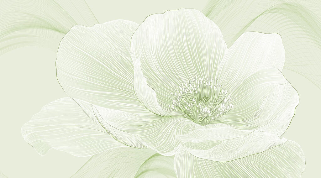 Flower in Linework — full design