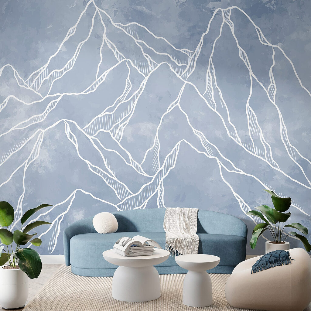 Mountain Outlines on Stone — interior 1