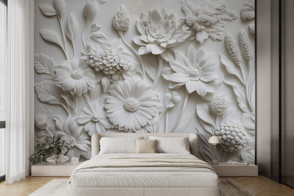 White flowers close together — interior 2