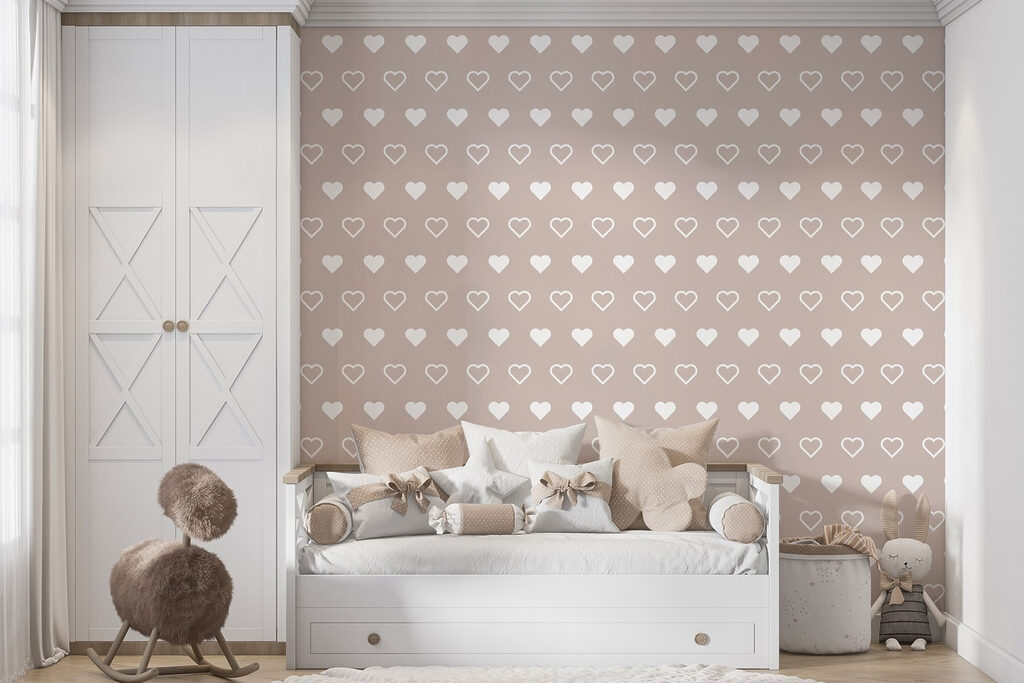 Little Heart Stripes in an interior