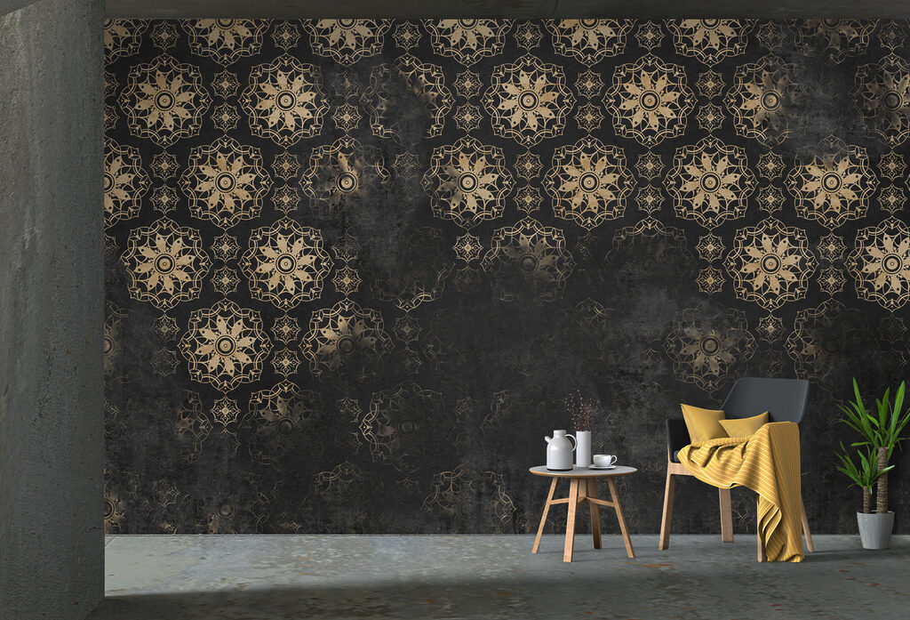 Round floral ornaments — interior 3