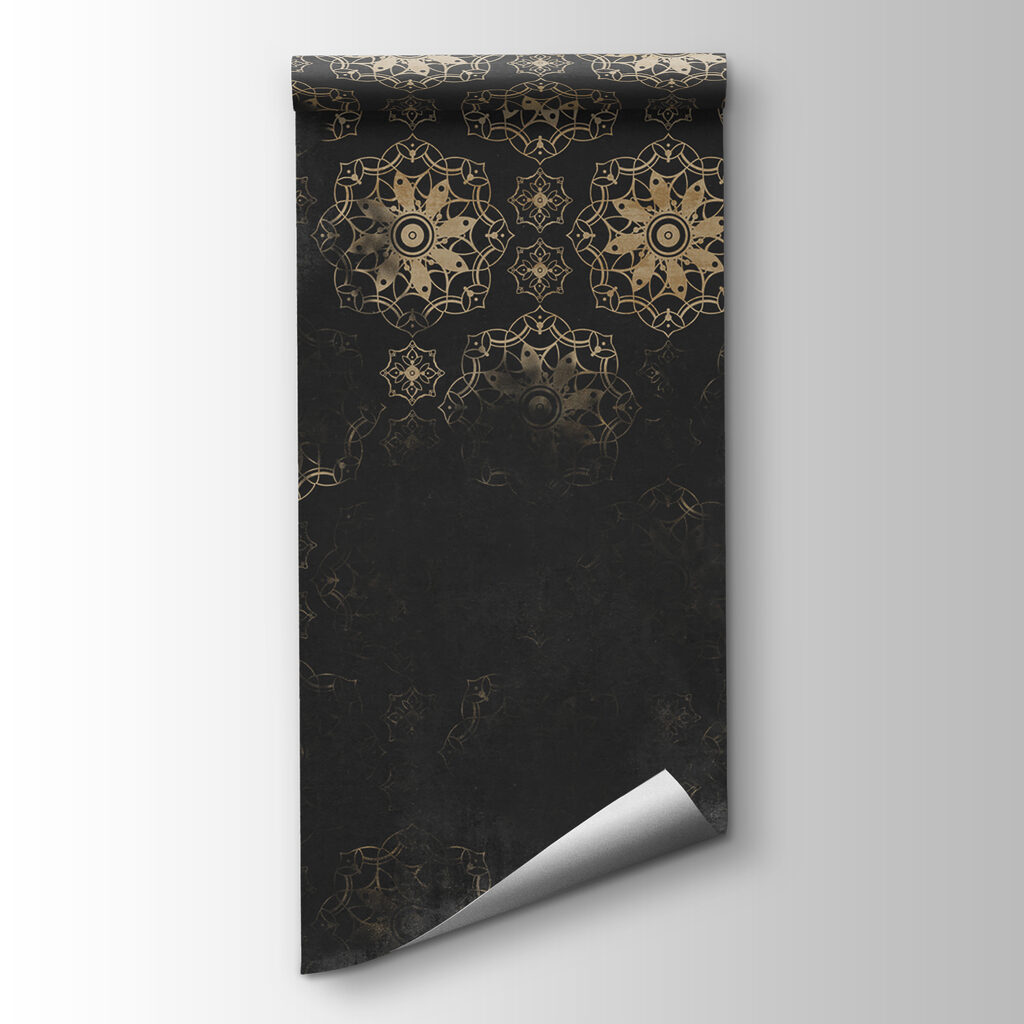 Round floral ornaments — product view