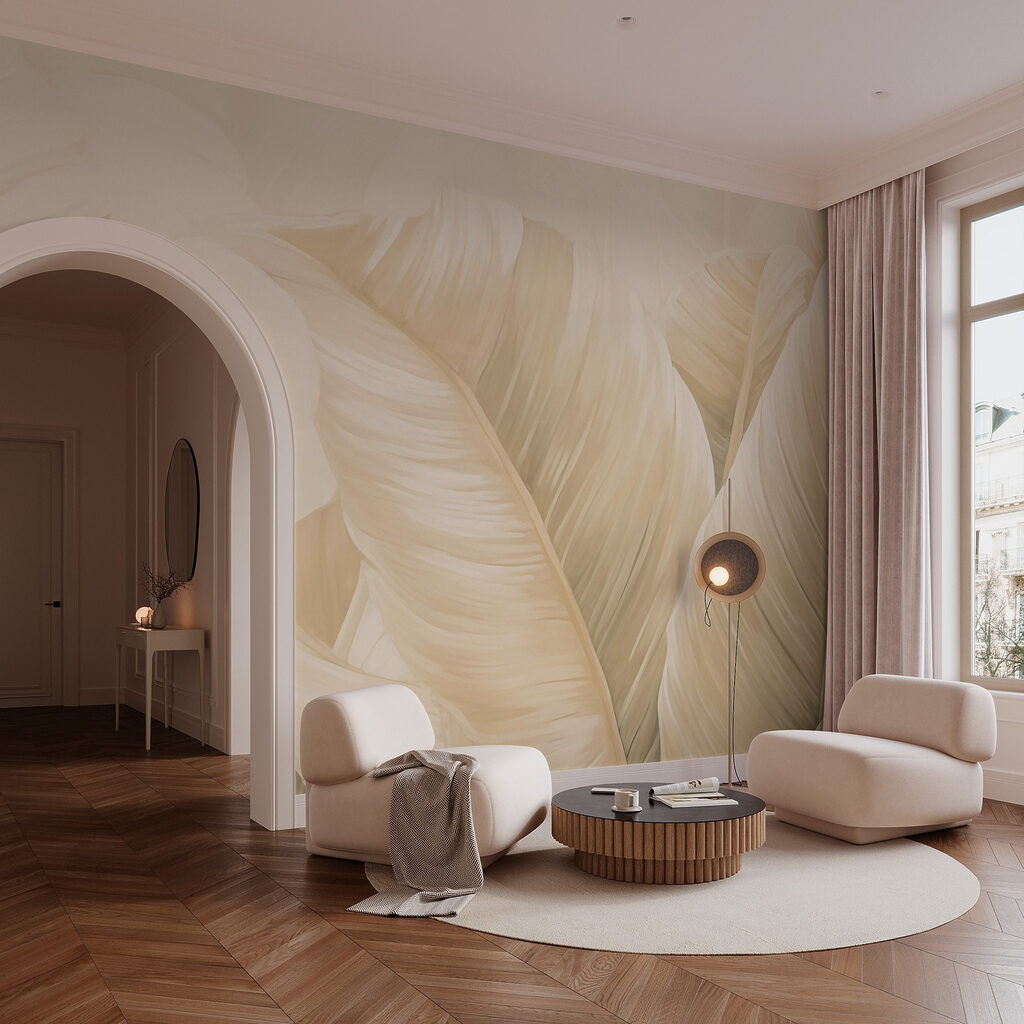 Pale leaves up close — interior 2