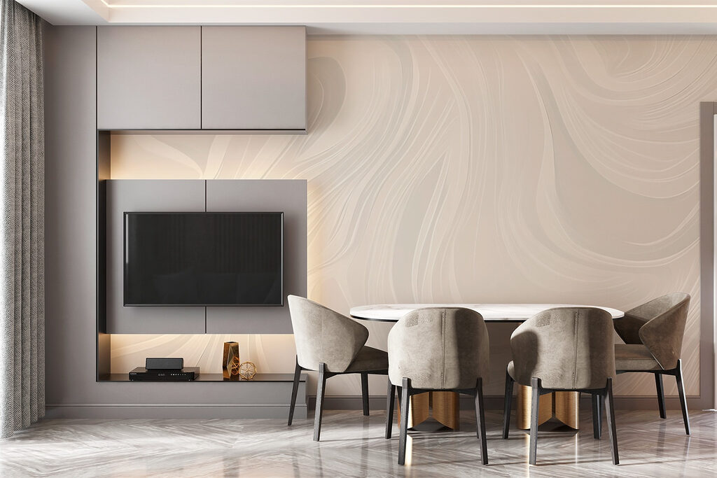 Fine lines form waves — interior 1