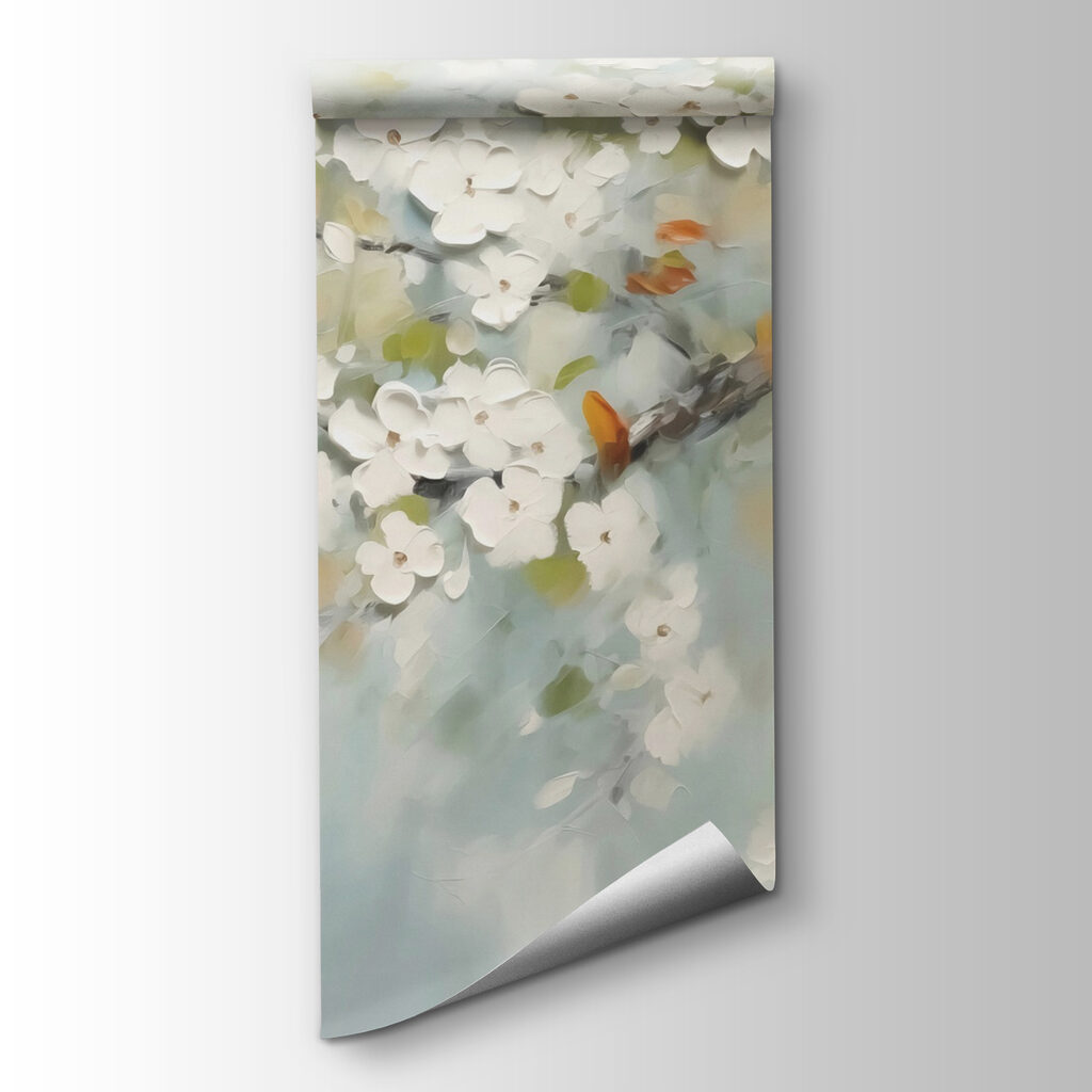 Painted white blossom — product view