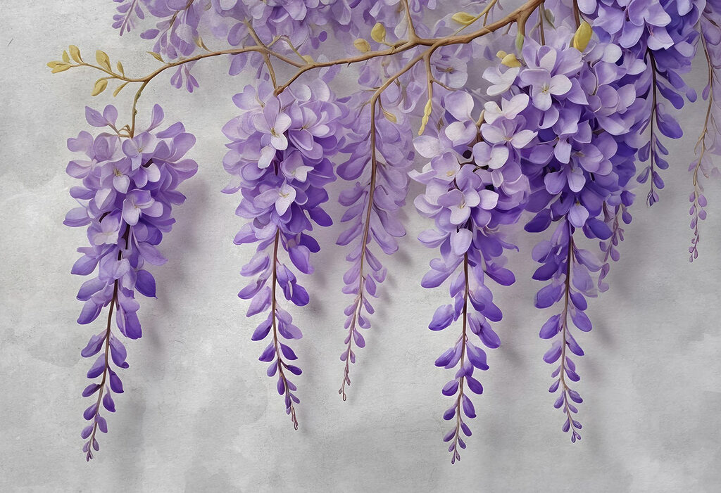 Hanging flower clusters — full design