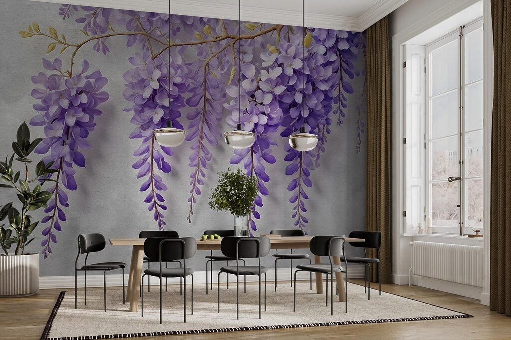 Hanging flower clusters — interior 3