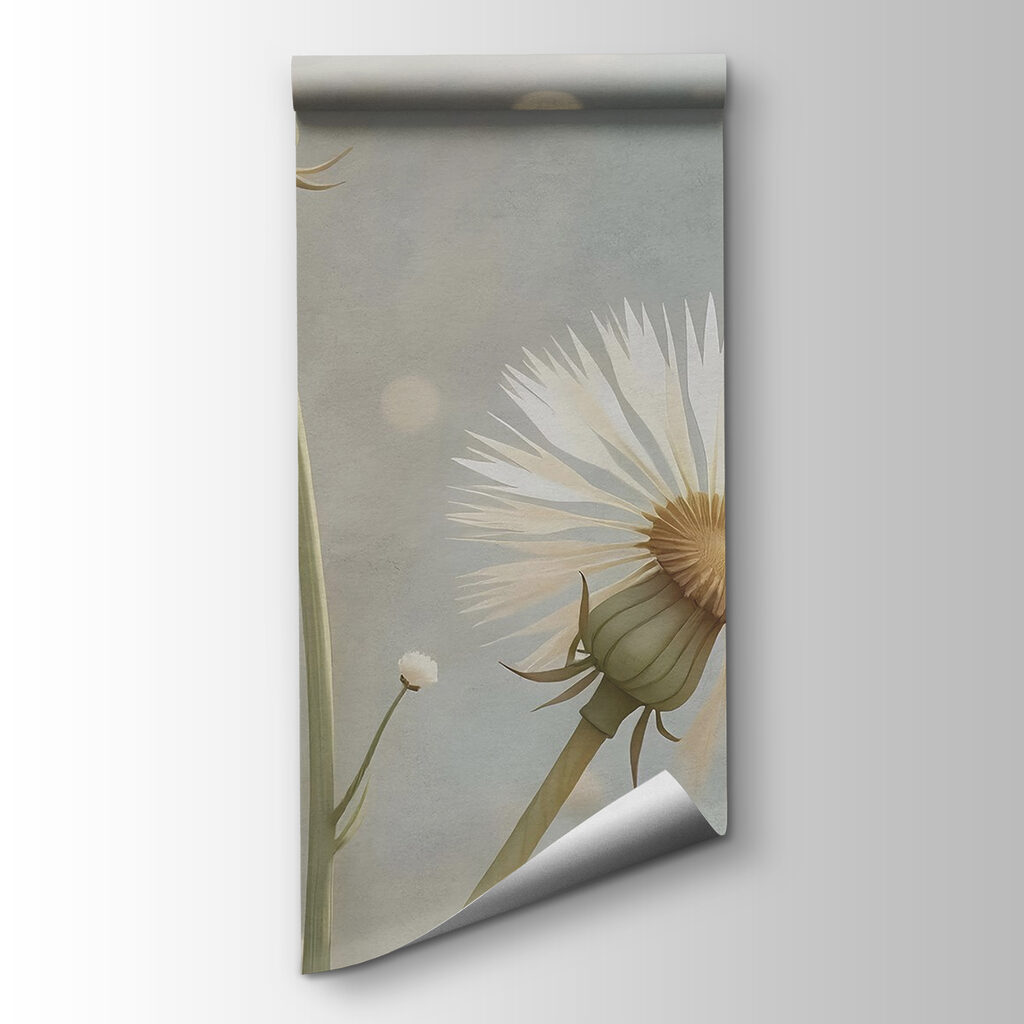 Fluffy flowers in light — product view