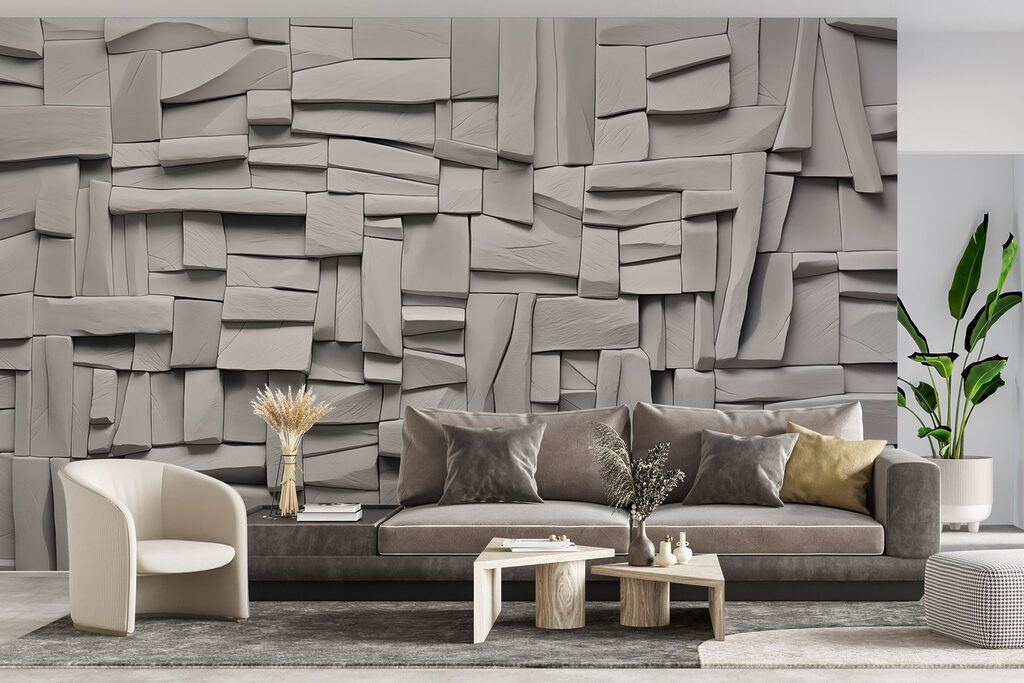Layered white shapes — interior 2