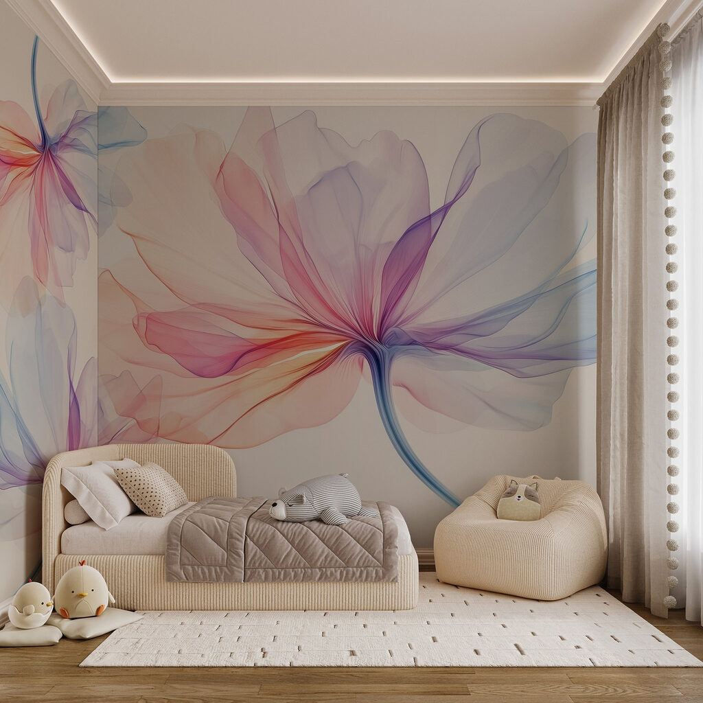 Flowers in rainbow colours — interior 4