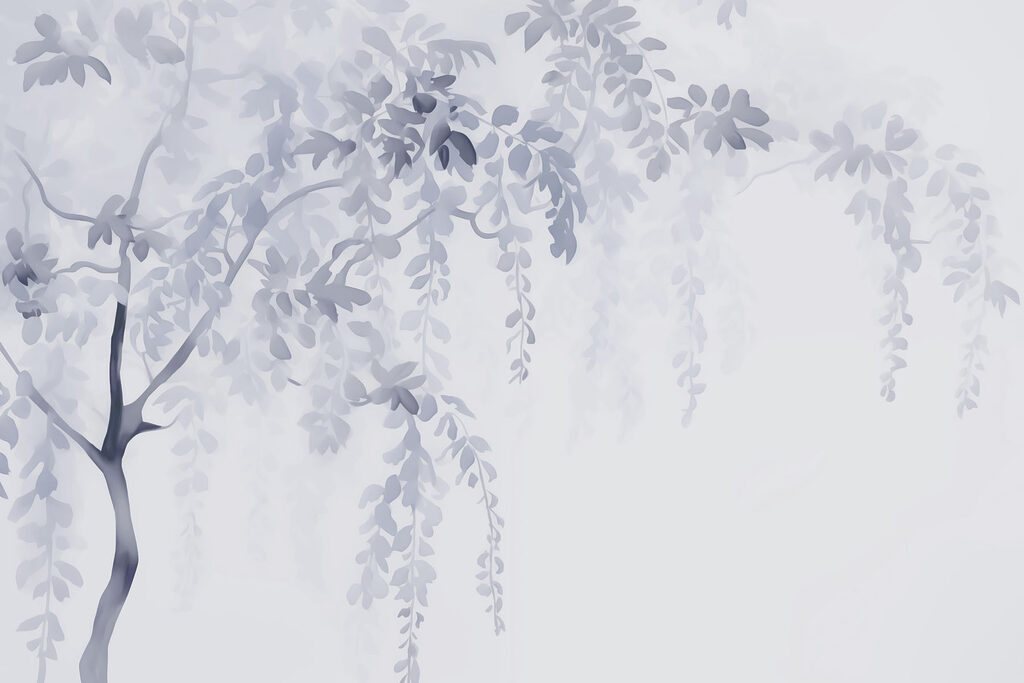 Tree with Trailing Blossom — full design