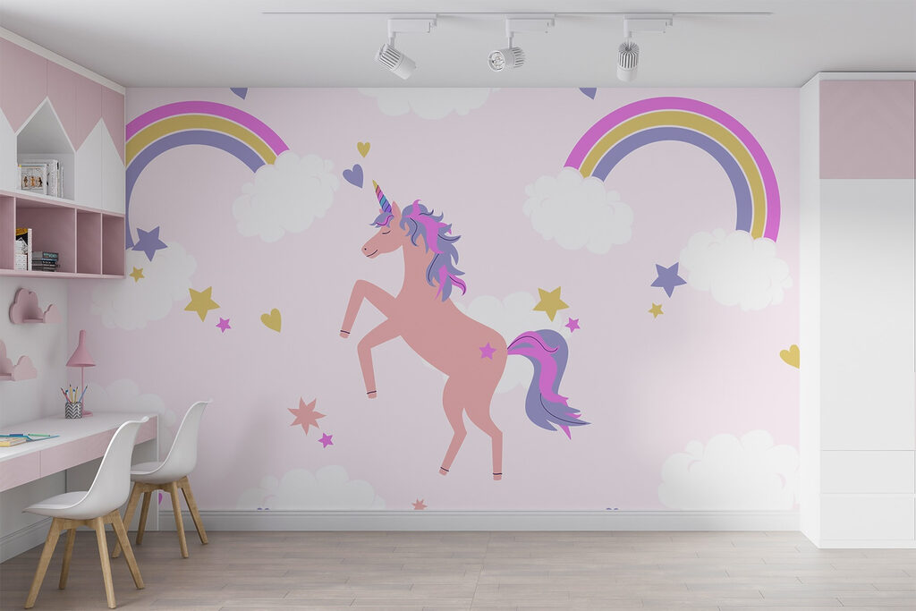 Unicorn between rainbows — interior 1