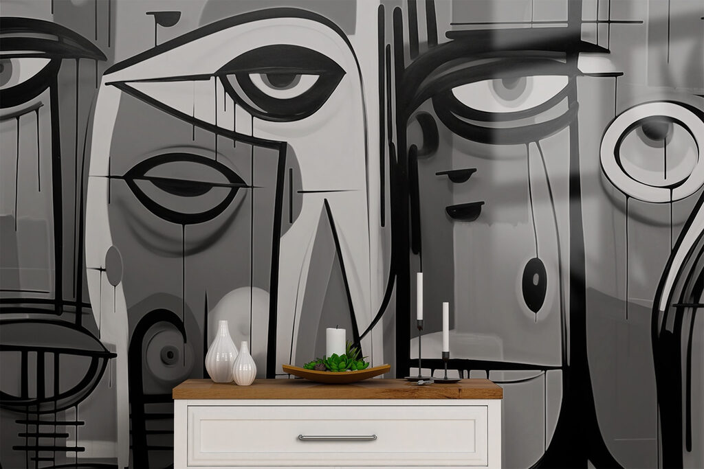 Faces in Bold Lines — interior 2