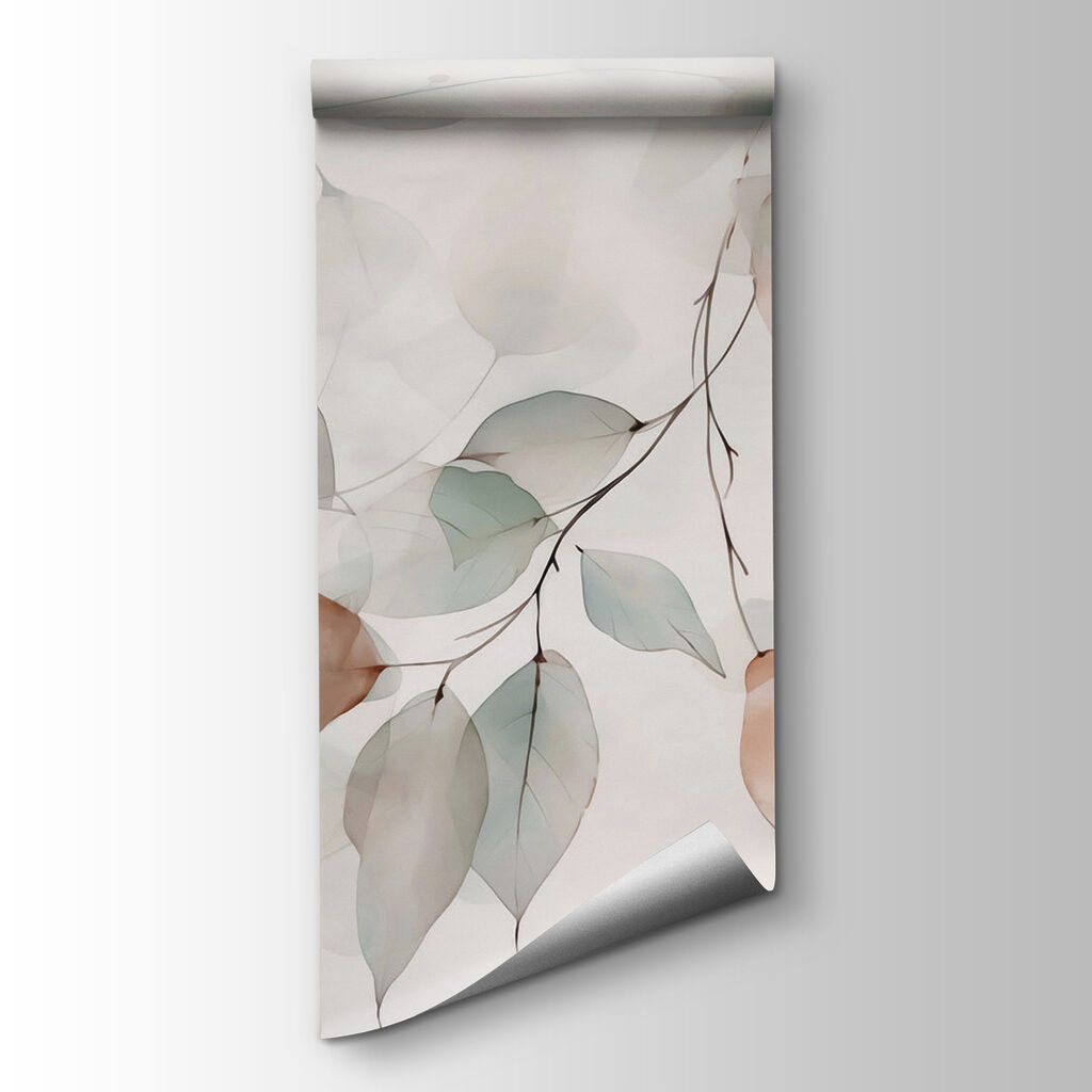 Twigs with translucent leaves — product view