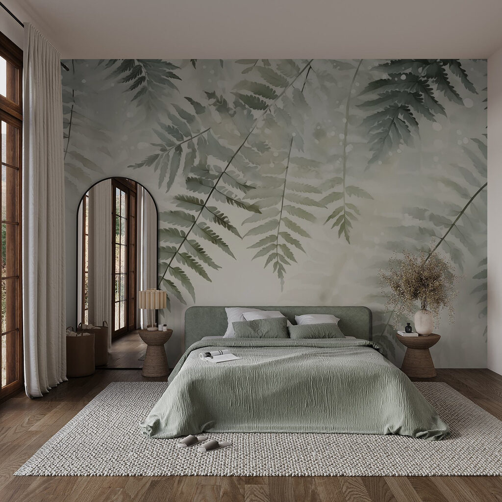 Ferns against light — interior 1