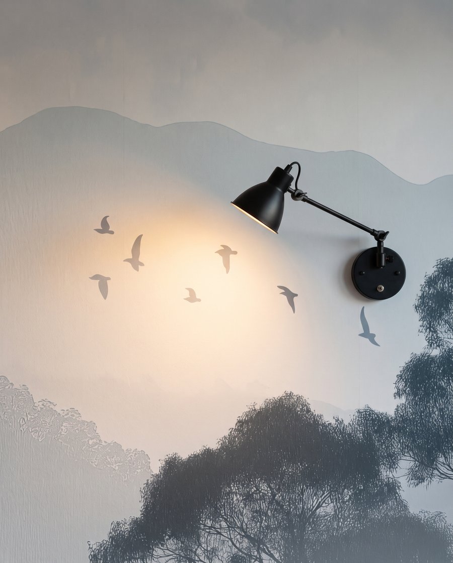 Treetops in Mist — detail